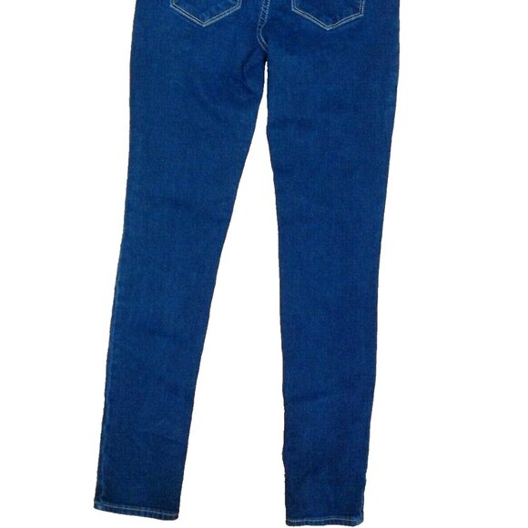 ABERCROMBIE FITCH SUPER SKINNY JEANS WOMENS 4S DARK BLUE STRETCH DENIM 27x29 - Picture 2 of 13